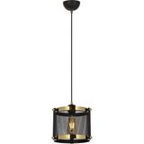 AVONNI AV-60336-1S-BSY Siyah Boyalı Modern Avize E27 Metal 28cm - Renkli