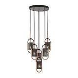 Avonni AV-60352-6T-BSY Siyah Boyalı Modern Avize