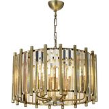 Avonni AV-65222-E45 Eskitme Kaplama Modern Avize E14 Metal Kristal H: 57 cm, Ø: 45 cm