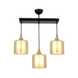 Avonni AV-65233-3Y-BSY-B Siyah Boyalı 60x14 cm Modern Avize