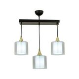 Avonni AV-65233-3Y-BSY-F Siyah Boyalı 60x14 cm Modern Avize
