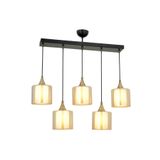 Avonni AV-65233-5Y-BSY-B Siyah Boyalı 75x14 cm Modern Avize