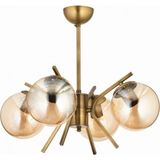Avonni AV-7013-392-4E Eskitme Kaplama Modern Avize E27 Metal Cam H: 53 cm, Ø: 47 cm
