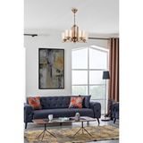 Avonni Av-7013-395-5e Eskitme Kaplama Modern Avize E27 Metal Cam 50 Cm