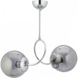 Avonni Av-7013-452-2k Krom/siyah Kaplama Modern Avize E27 Metal Cam 43 Cm