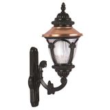 Avonni BAP-68057-BSY-M2 Siyah-Kahverengi Bahçe Aplik