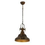 Avonni E27 Metal 29 cm Siyah Patina Boyalı Modern Avize