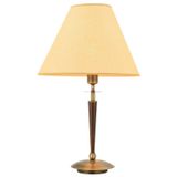Avonni HML-9009-1EB Eskitme Boya Masa Lambası E27 Metal Ahşap H: 65 cm, Ø: 40 cm