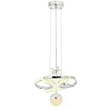 Avonnı Krom Kaplama Modern Avize Metal Cam 35Cm