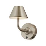 Avonni Led Metal Opal Pleksi 12x22 cm Nikel Kaplama Aplik