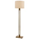 Avonni LM-9108-1E Eskitme Kaplama E27 Metal Kumaş 40 cm Krom Lambader