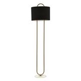 Avonni Lm-9112-1eb Eskitme Boya Lambader E14 Metal Mermer 41 Cm Kaplama
