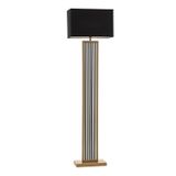 Avonni LM-9136-1EB Eskitme Boya Lambader E27 Metal Kumaş H: 160 cm, Ø: 40 cm