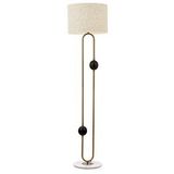 Avonni Lm-9138-1bsa Eskitme Kaplama Lambader E27 Metal Kumaş 40 Cm Boya