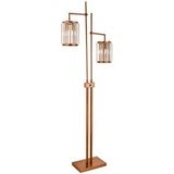Avonni Lm-9142-2e Eskitme Kaplama Lambader E27 Metal Kristal 60x20 Cm Boya