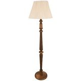 Avonni Lm-9143-1e Ceviz Boya Lambader E27 Ahşap Kumaş 45 Cm