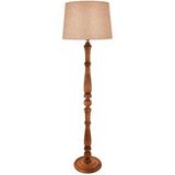 Avonni Lm-9144-1e Ceviz Boya Lambader E27 Ahşap Kumaş 45 Cm Kaplama