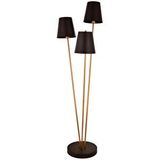 Avonni Lm-9147-3bsy Eskitme/siyah Kaplama/boya Lambader E27 Metal 50 Cm
