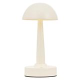 Avonni ML-64004-BBY Beyaz Boya Masa Lambası LED Metal Pleksi H: 25 cm, Ø: 12 cm