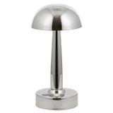 Avonni ML-64004-K Krom Kaplama Masa Lambası LED Metal Pleksi H: 25 cm, Ø: 12 cm