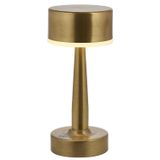 Avonni ML-64005-E Eskitme Kaplama Masa Lambası LED Metal Pleksi H: 25 cm, Ø: 11 cm