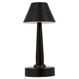 Avonni ML-64006-BSY Siyah Boya Masa Lambası LED Metal Pleksi H: 25 cm, Ø: 11 cm