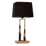 Avonni ML-9125-1BSA Eskitme Boya Masa Lambası E27 Metal Kumaş H: 55 cm, Ø: 22 cm