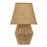 Avonni ML-9131-M2 Kahverengi Boya Masa Lambası E27 Metal İp H: 40 cm, Ø: 25 cm
