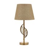 Avonni ML-9133-1E E27 Metal Kumaş 33x0 cm Eskitme Kaplama Masa Lambası