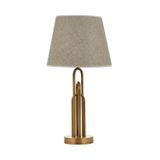 Avonni ML-9134-1E Eskitme Kaplama E27 Metal Kumaş 33x0 cm Masa Lambası