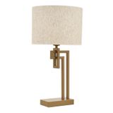 Avonni ML-9137-1EB Eskitme Boya Masa Lambası E27 Metal Kumaş H: 60 cm, Ø: 32 cm