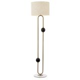 Avonni ML-9138-1BSA Eskitme Kaplama Masa Lambası E27 Metal Kumaş 40cm