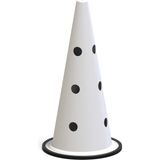 Avropai Antrenman Hunisi Idman Hunisi Parkur Hunisi Spor Hunisi Eğitim Hunisi Delikli Huni 42 cm - Beyaz