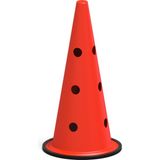 Avropai Antrenman Hunisi Idman Hunisi Parkur Hunisi Spor Hunisi Eğitim Hunisi Delikli Huni 42 cm - Kırmızı