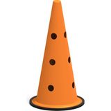 Avropai Antrenman Hunisi Idman Hunisi Parkur Hunisi Spor Hunisi Eğitim Hunisi Delikli Huni 42 cm - Turuncu