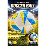 Avrupa Futbol Şampiyonası Maç Topu Kabartmalı Yüzey Halı Saha Çim Topu(Beton Zemine Uygun)+Pompa - Mavi
