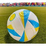 Avrupa Futbol Şampiyonası Maç Topu Kabartmalı Yüzey Halı Saha Çim Topu+POMPA