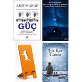 Avrupa Yakası Yayınları Güç Nedir ve Nasıl Güçlü Olunur ? - Akif Manaf + Kuzey Işıklarının Şarkısı + Telefon Tutucu + Bir Kar Tanesi