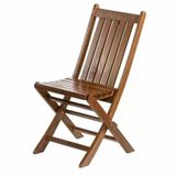 Avşa Katlanır Ahşap Bahçe Balkon Sandalyesi Kolçaksız (Acropol Chair)