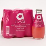 Avşar Greyfurt & Yaban Mersini Aromalı Maden Suyu 6 x 200 ml
