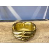 Avuç Saksı , Kase - Büyük Boy - Gold