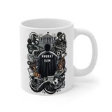 Avukat Meslek Taraftar Temalı Avukat Kupa Bardak | Taraftar Meslek Temalı Kupa Bardak | Hediye Mug (Beşiktaş Temal, Beyaz)