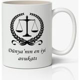 Avukatlar Günü Temalı Baskılı Kupa Bardak Baskılı Kahve Kupa Bardak-2