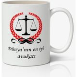 Avukatlar Günü Temalı Baskılı Kupa Bardak Baskılı Kahve Kupa Bardak-3