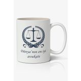 Avukatlar Günü Temalı Baskılı Kupa Bardak Baskılı Kahve Kupa Bardak-4