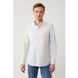 Avva A41Y2068 Açık Mavi Regular Fit Erkek Gömlek
