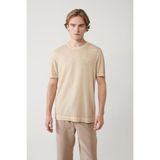 Avva A41Y5074 Bej Erkek T-shirt