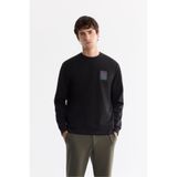 Avva A42Y1286 Siyah Erkek Sweatshirt