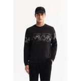 Avva A52Y1256 Siyah Regular Fit Erkek Sweatshirt