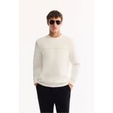 Avva A52Y1325 Ekru Regular Fit Erkek Sweatshirt